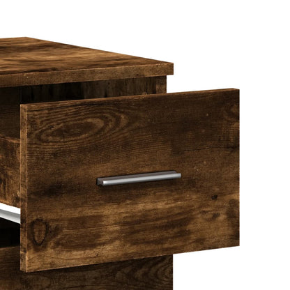 Credenze 2 pz Rovere Fumo 59x39x80 cm in Legno Multistrato - homemem39