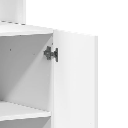 Mobile da Cucina Bianco 60x50x180 cm Legno Multistrato - homemem39