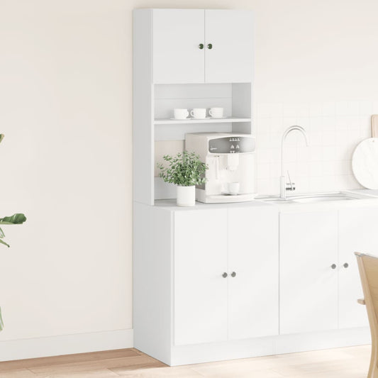 Mobile da Cucina Bianco 60x50x180 cm Legno Multistrato - homemem39