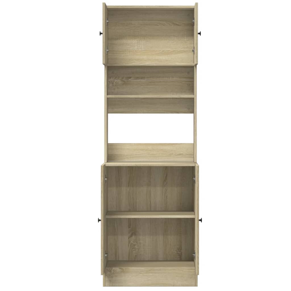 Mobile da Cucina Rovere Sonoma 60x50x180 cm Legno Multistrato | homemem39