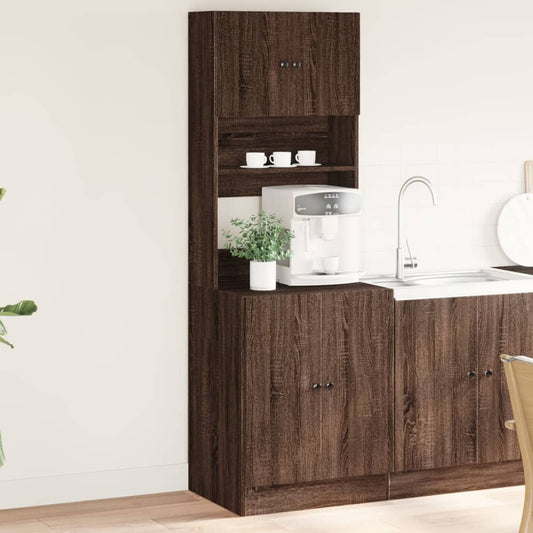Mobile da Cucina Rovere Marrone 60x50x180 cm Legno Multistrato - homemem39
