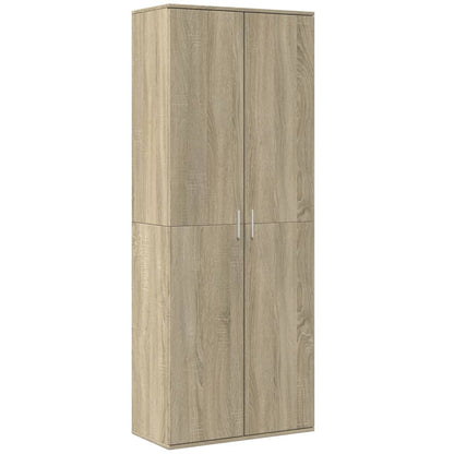 Credenza Rovere Sonoma 70x35x180 cm in Legno Multistrato | homemem39