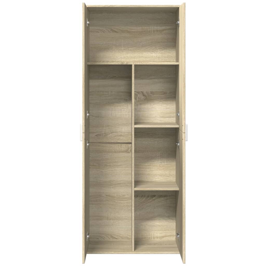 Credenza Rovere Sonoma 70x35x180 cm in Legno Multistrato | homemem39