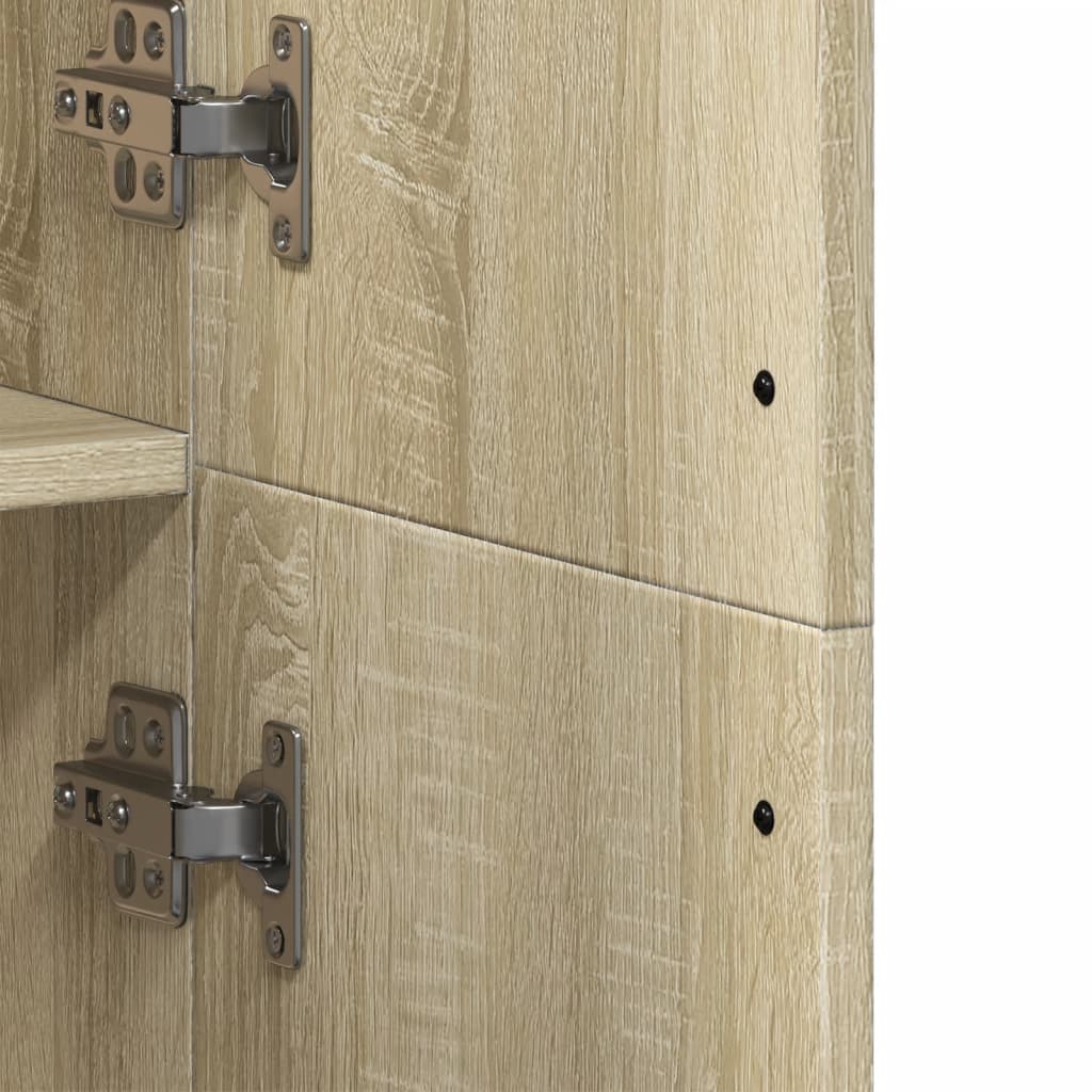 Credenza Rovere Sonoma 70x35x180 cm in Legno Multistrato | homemem39