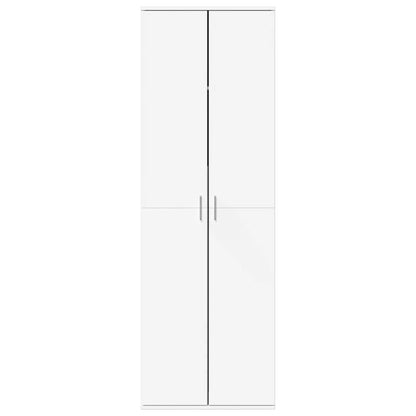 Credenza Bianca 60x35x180 cm in Legno Multistrato | homemem39