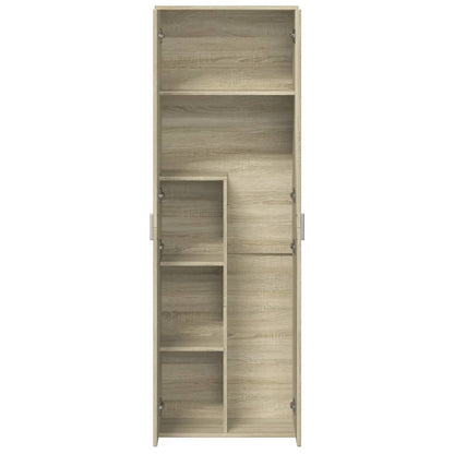 Credenza Rovere Sonoma 60x35x180 cm in Legno Multistrato | homemem39