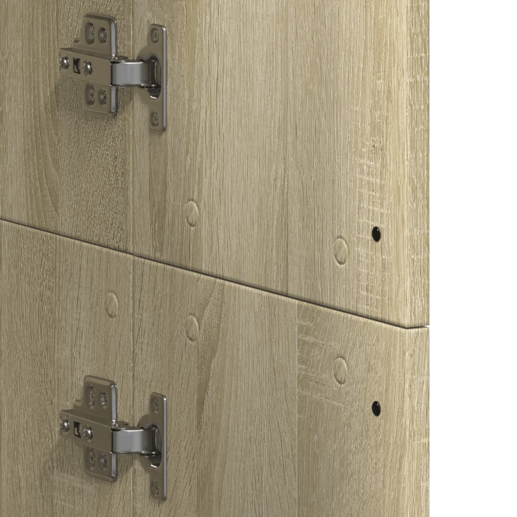 Credenza Rovere Sonoma 60x35x180 cm in Legno Multistrato | homemem39