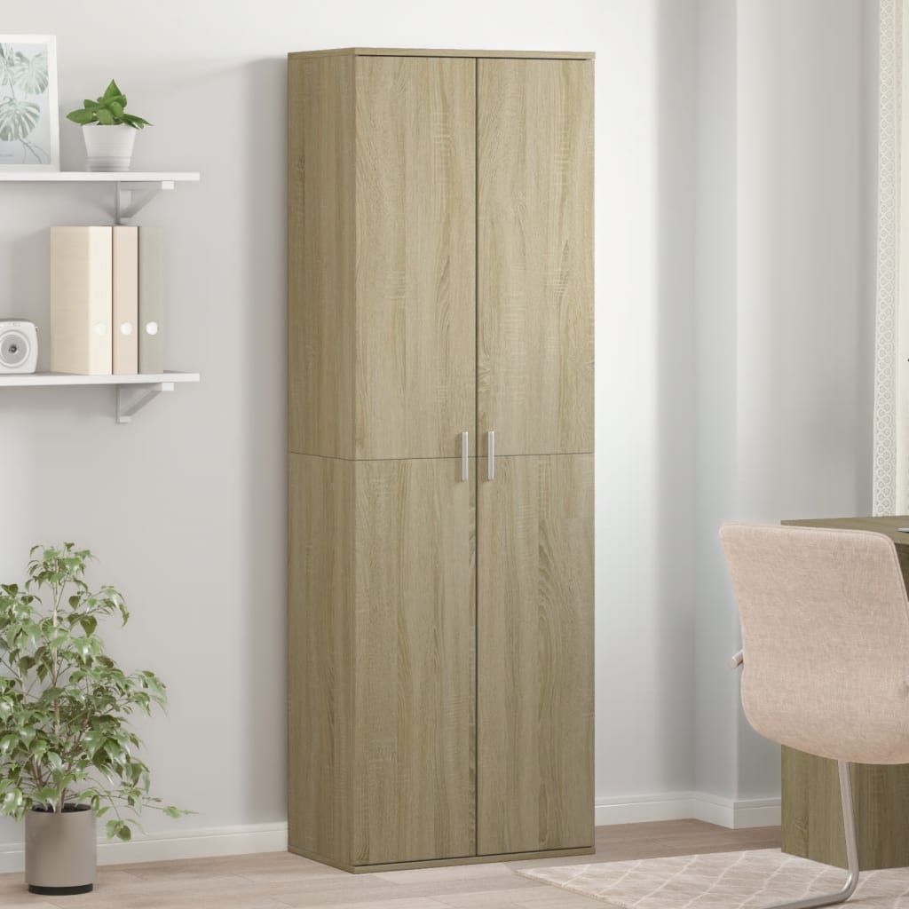 Credenza Rovere Sonoma 60x35x180 cm in Legno Multistrato | homemem39