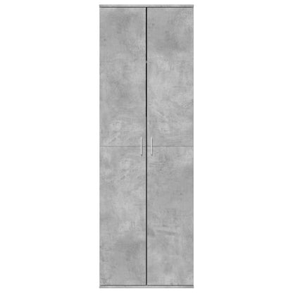 Credenza Grigio Cemento 60x35x180 cm in Legno Multistrato | homemem39