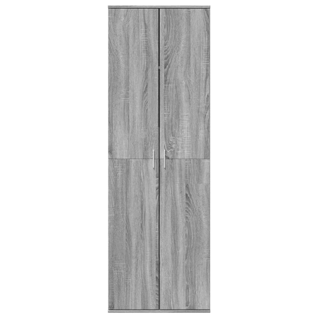 Credenza Grigio Sonoma 60x35x180 cm in Legno Multistrato | homemem39
