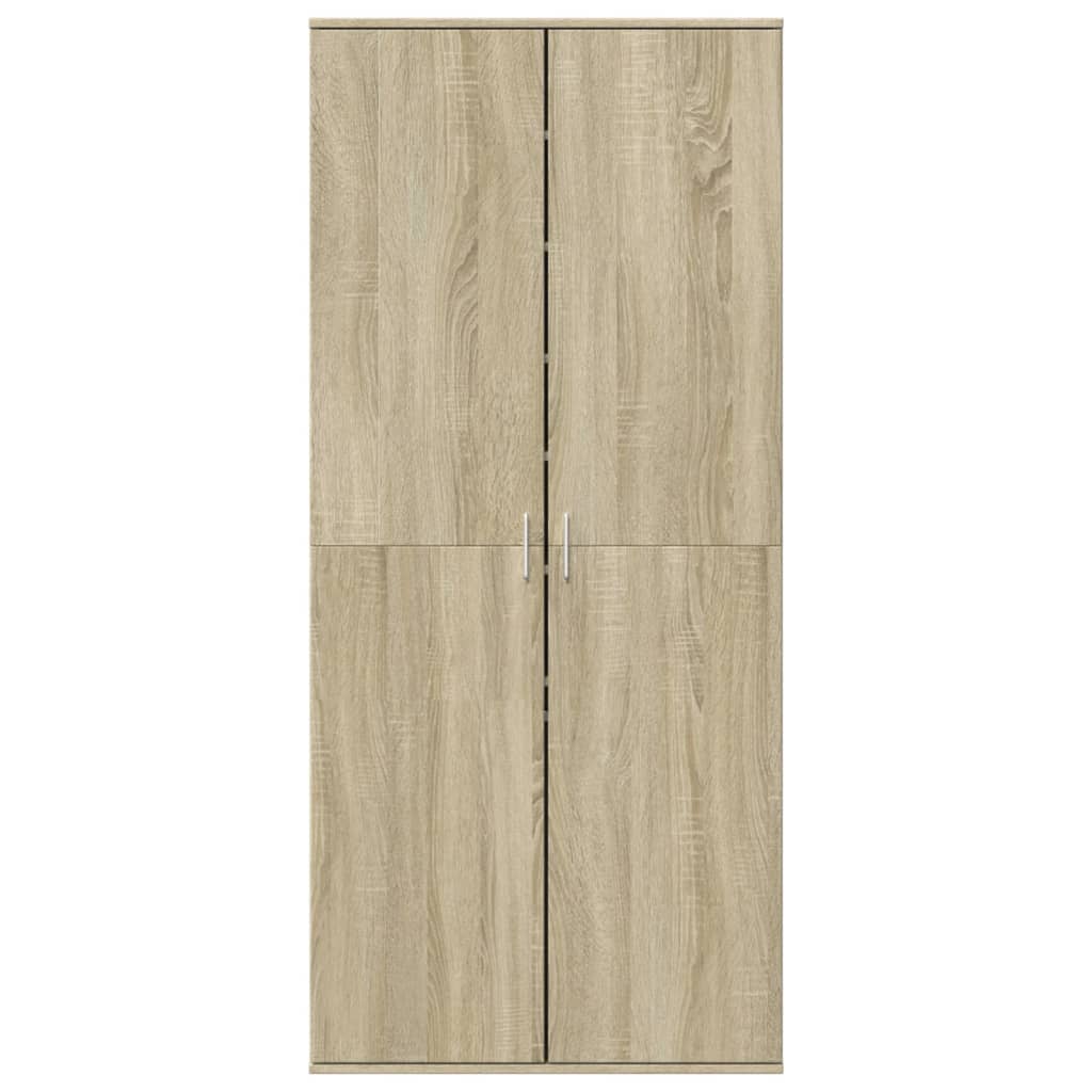 Scarpiera Rovere Sonoma 80x39x178 cm in Legno Multistrato - homemem39