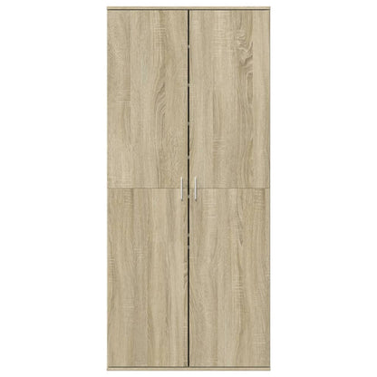 Scarpiera Rovere Sonoma 80x39x178 cm in Legno Multistrato - homemem39