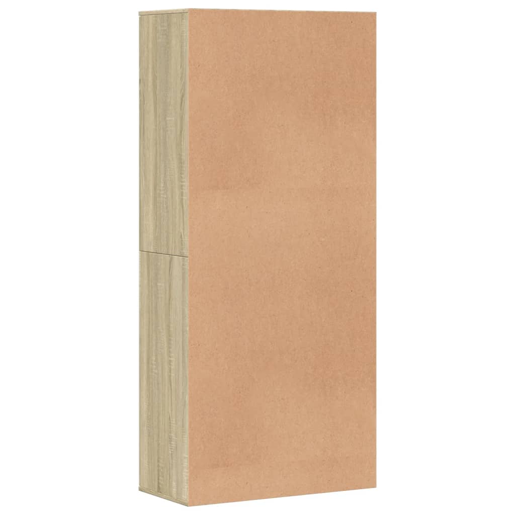Scarpiera Rovere Sonoma 80x39x178 cm in Legno Multistrato - homemem39