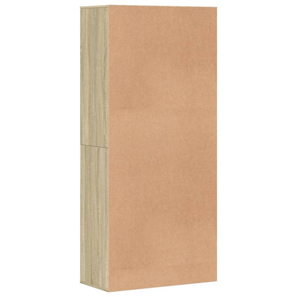 Scarpiera Rovere Sonoma 80x39x178 cm in Legno Multistrato - homemem39
