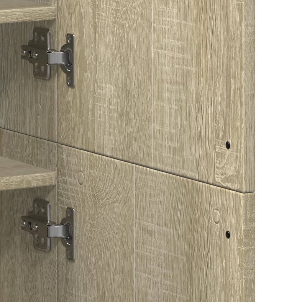 Scarpiera Rovere Sonoma 80x39x178 cm in Legno Multistrato | homemem39