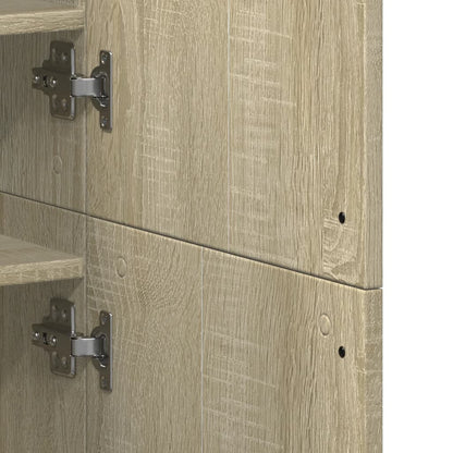 Scarpiera Rovere Sonoma 80x39x178 cm in Legno Multistrato - homemem39