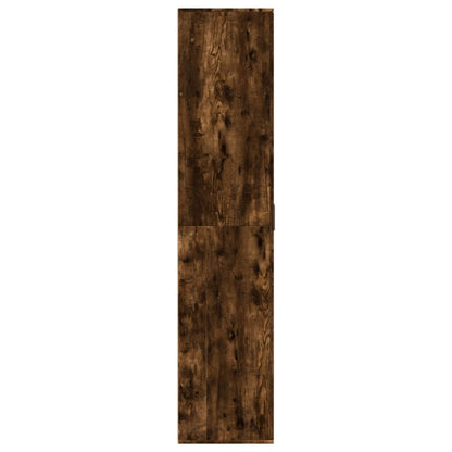 Scarpiera Rovere Fumo 80x39x178 cm in Legno Multistrato