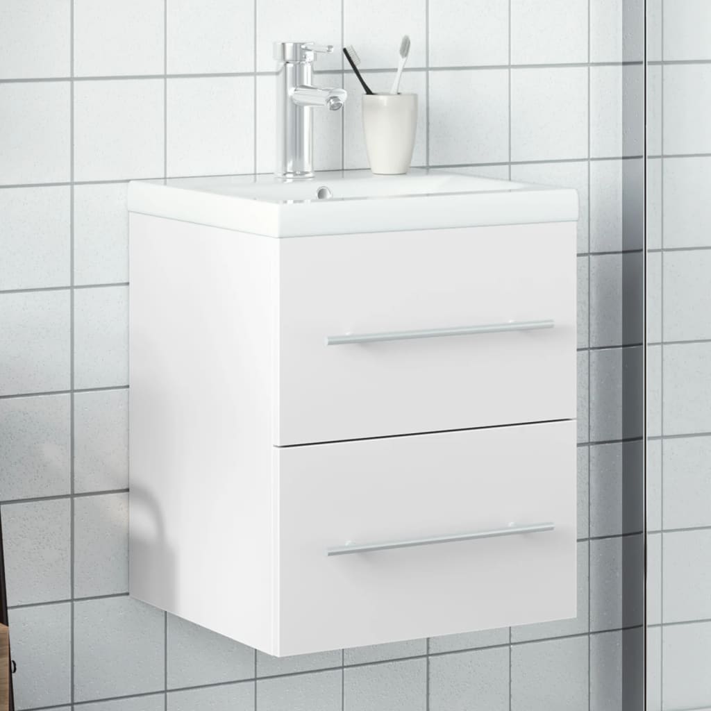 Mobile da Bagno con Lavabo Bianco | homemem39