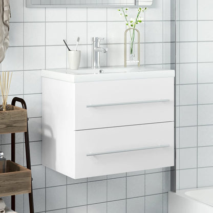 Mobile da Bagno con Lavabo Bianco | homemem39