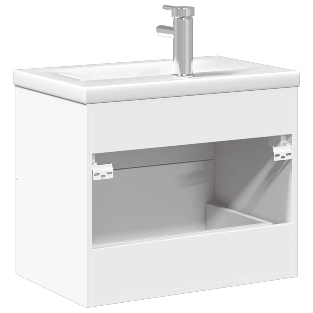 Mobile da Bagno con Lavabo Bianco | homemem39