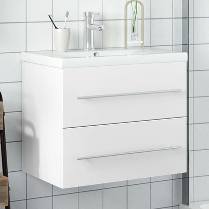 Mobile da Bagno con Lavabo Bianco | homemem39