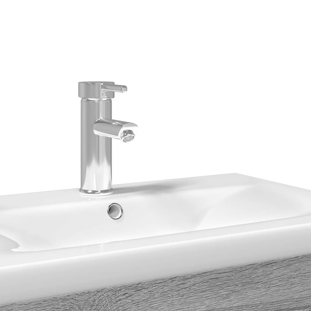 Mobile da Bagno con Lavabo Integrato Grigio Sonoma | homemem39