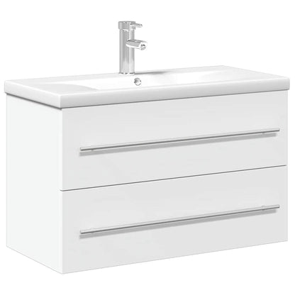 Mobile da Bagno con Lavabo Bianco | homemem39
