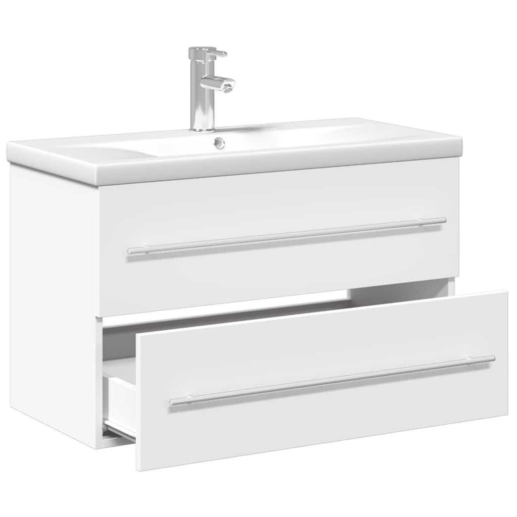 Mobile da Bagno con Lavabo Bianco | homemem39