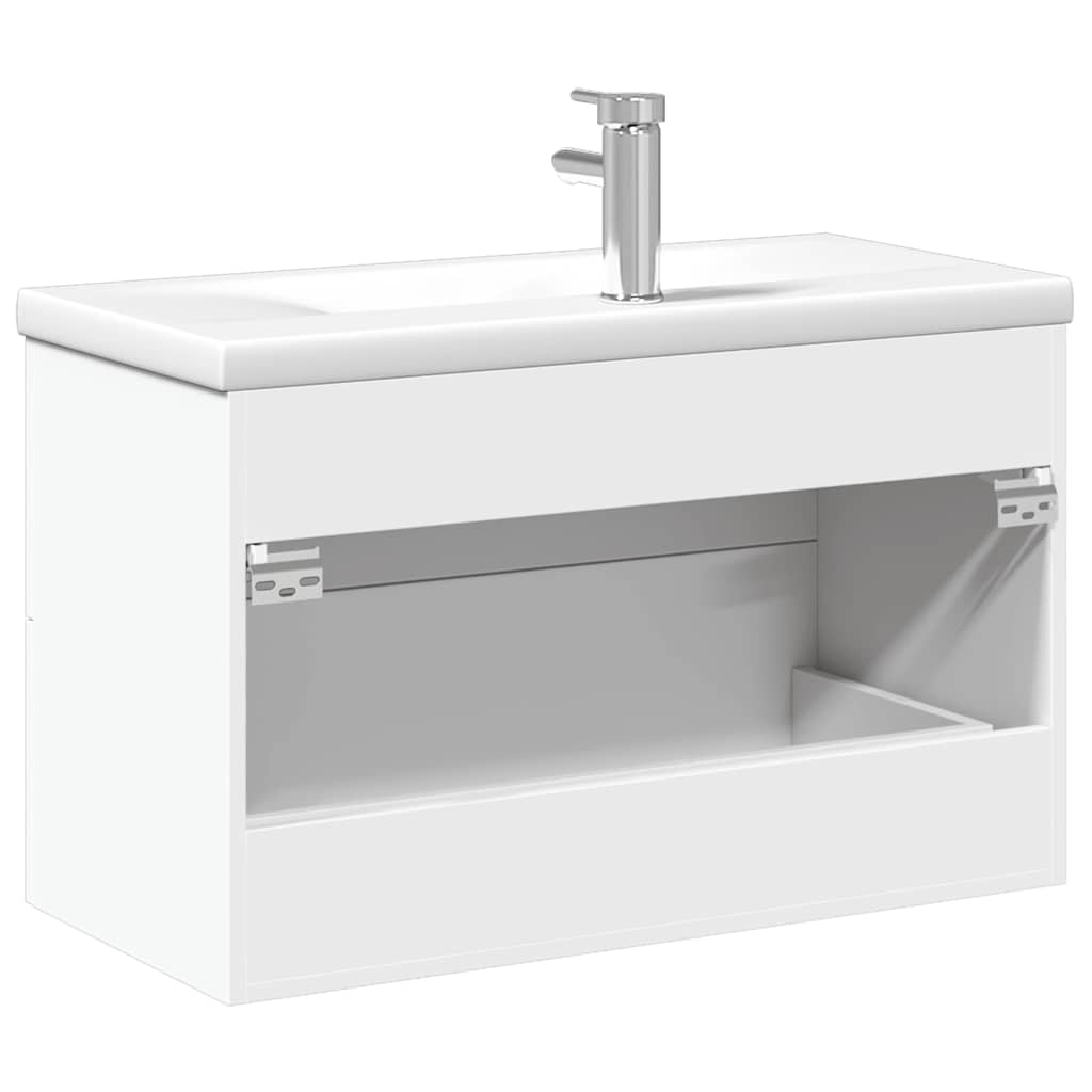 Mobile da Bagno con Lavabo Bianco | homemem39