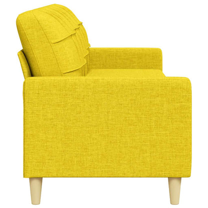 Divano a 3 Posti Giallo 210 cm in Tessuto | homemem39