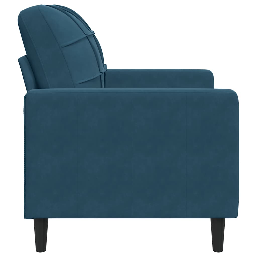 Poltrona Blu 60 cm Velluto | homemem39