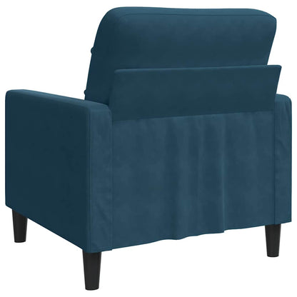 Poltrona Blu 60 cm Velluto | homemem39