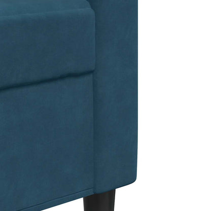 Poltrona Blu 60 cm Velluto | homemem39