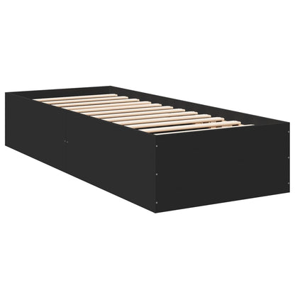 Giroletto Nero 75x190 cm in Legno Multistrato | homemem39
