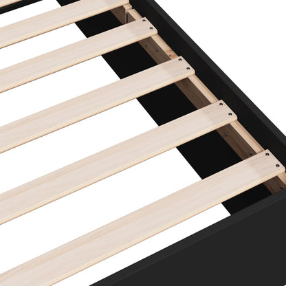 Giroletto Nero 75x190 cm in Legno Multistrato - homemem39