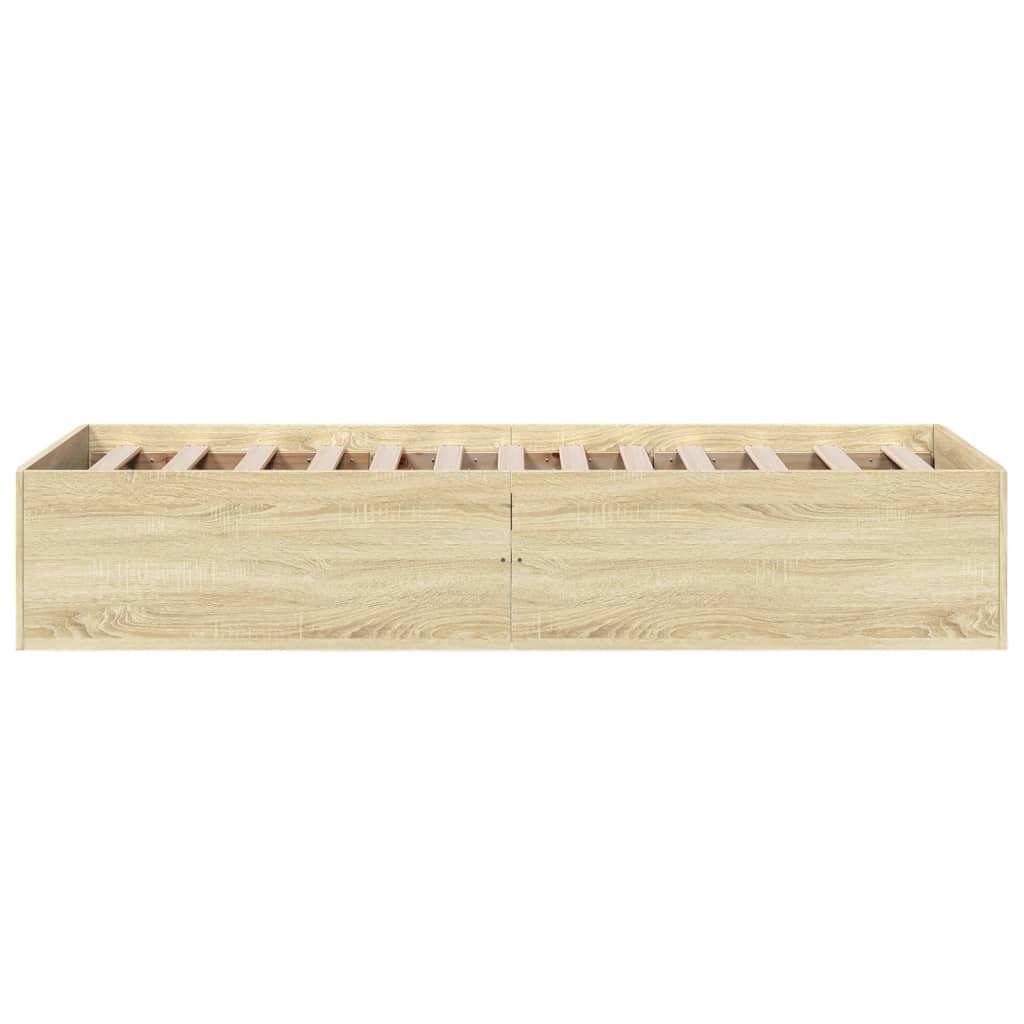 Giroletto senza Materasso Rovere Sonoma 75x190 cm in Truciolato | homemem39