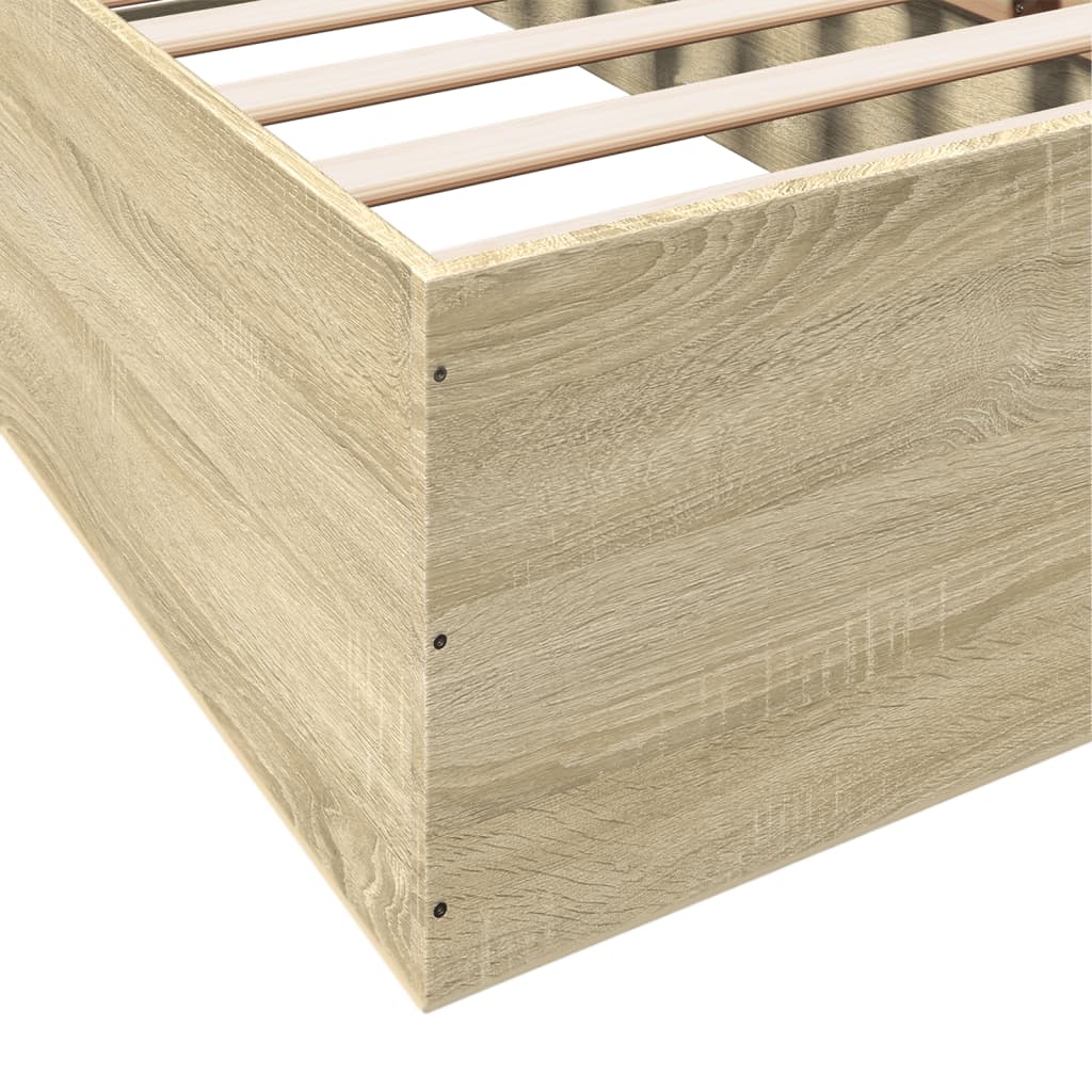 Giroletto senza Materasso Rovere Sonoma 75x190 cm in Truciolato | homemem39