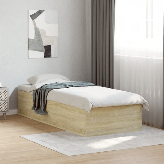 Giroletto senza Materasso Rovere Sonoma 75x190 cm in Truciolato | homemem39