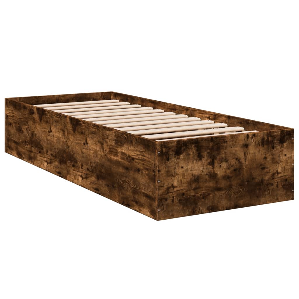 Giroletto senza Materasso Rovere Fumo 75x190 cm in Truciolato | homemem39