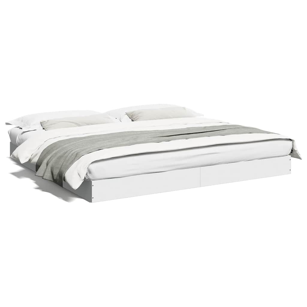 Giroletto senza Materasso Bianco 180x200 cm Legno Multistrato | homemem39