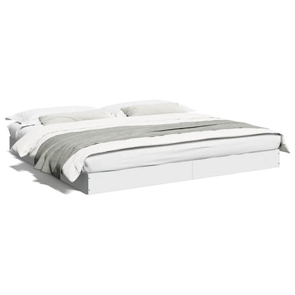 Giroletto senza Materasso Bianco 180x200 cm Legno Multistrato | homemem39