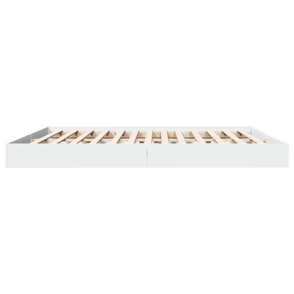 Giroletto senza Materasso Bianco 180x200 cm Legno Multistrato | homemem39