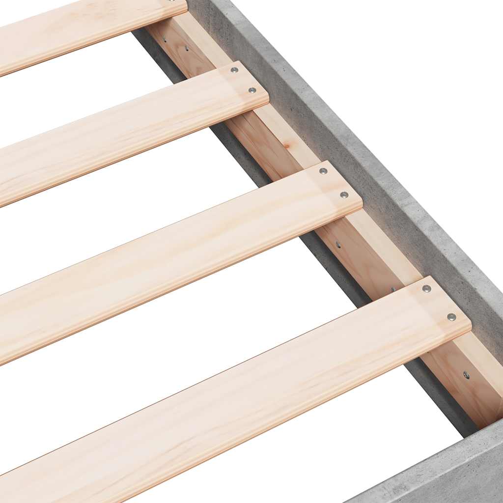 Giroletto Grigio Cemento 180x200 cm in Legno Multistrato | homemem39