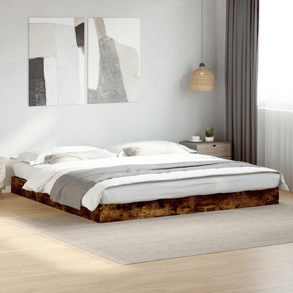 Giroletto senza Materasso Rovere Fumo 180x200 cm in Truciolato | homemem39