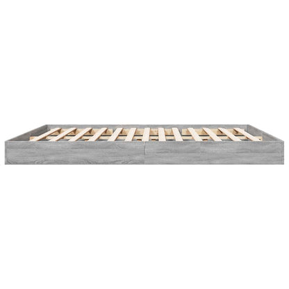 Giroletto senza Materasso Grigio Sonoma 180x200 cm Truciolato | homemem39