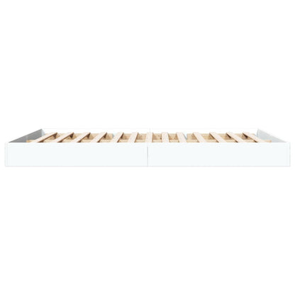 Giroletto senza Materasso Bianco 160x200cm in Legno Multistrato | homemem39