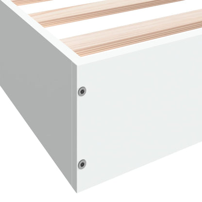 Giroletto senza Materasso Bianco 160x200cm in Legno Multistrato | homemem39