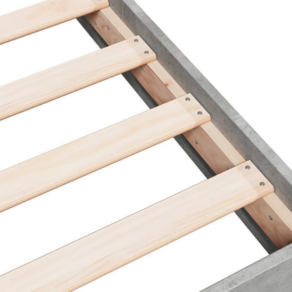Giroletto Grigio Cemento 160x200 cm in Legno Multistrato | homemem39