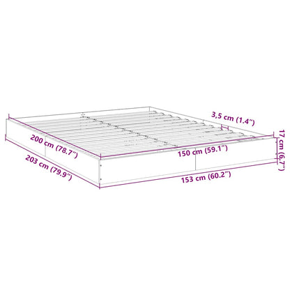 Giroletto Bianco 150x200 cm in Legno Multistrato | homemem39