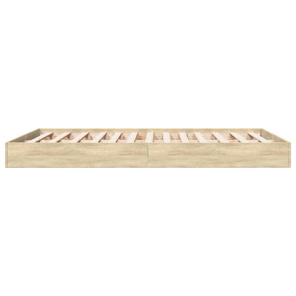 Giroletto senza Materasso Rovere Sonoma 140x200cm in Truciolato | homemem39